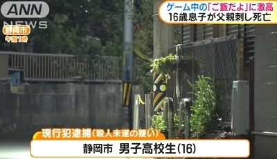 静岡市ゲーム邪魔された息子が父親殺害1.jpg
